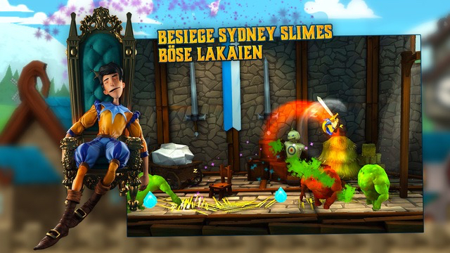 Besiege Sydney Slimes böse Lakaien